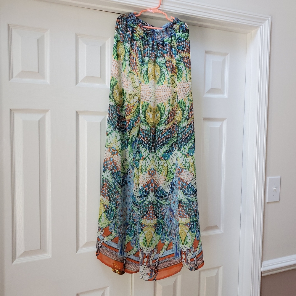 San Souci Wide Leg Sheer Pant SMALL
